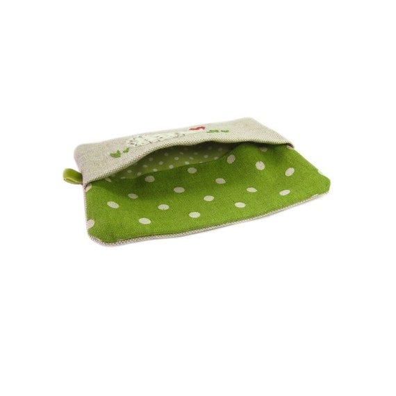 Pocket Tissue Pouch//Holder//Case Blue Scottie Dog NEW