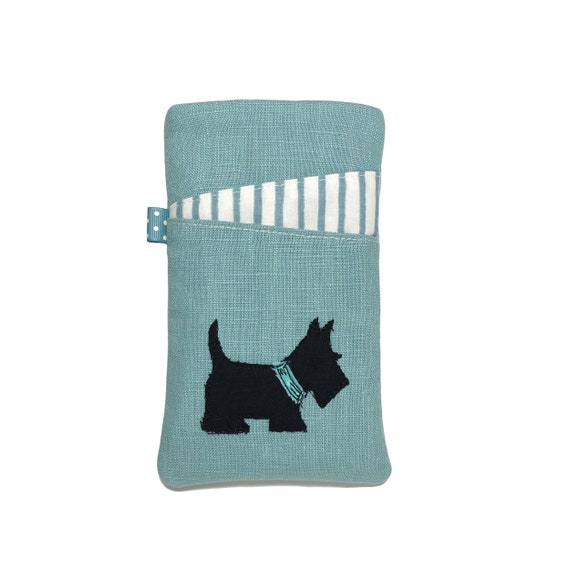 Scottish Terrier Phone Case Wallet - Blue Scottish Terrier Phone Case Wallet - Blue