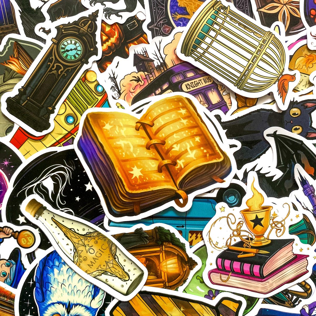 Magic Wizard Sticker 100PCS Magic Stickers, Fantasy Stickers, Wizard Stickers, Aesthetic ...