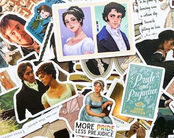 50 st klistermärken för vintagelitterära böcker, romantiskt illustrerade klistermärken, klassiska dramacitatklistermärken, eleganta klistermärken för scrapbooking, gör-det-själv-pyssel