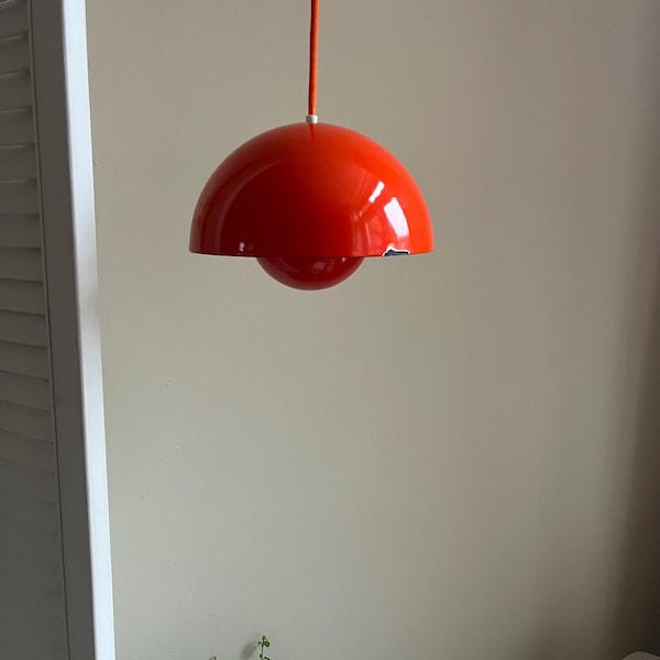 Vintage Verner Panton flowerpot - VP1 - Louis Poulsen - Danish design pendant