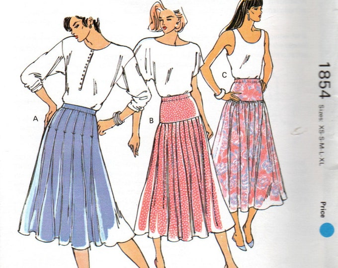 1854 Kwik Sew Uncut Discontinued Sewing Pattern Designed by Kerstin