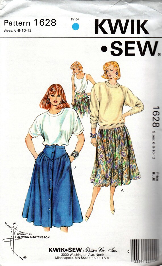 1628 Kwik Sew Uncut Discontinued Sewing Pattern Designed by | Etsy