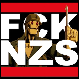 Adesivo de robô FCK NZS GI