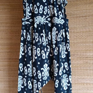 Children's Cotton Block Print Playsuit