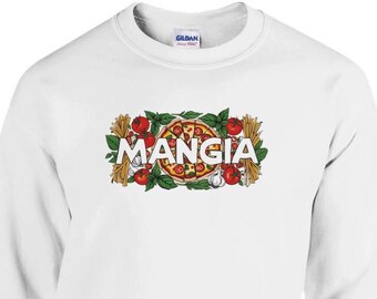 Crewneck sweatshirt "Mangia"