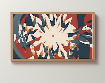 Frame TV Art Digital Download | The Pentecost | Holy Spirit Descension | Christian/Biblical Art | Wallpaper | Minimalist Artwork