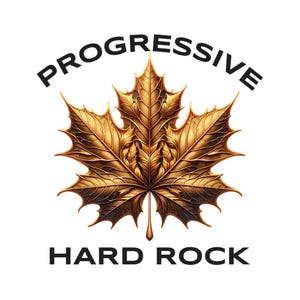 プログレッシブ・ハードロック・アート：黄金のメープルリーフ（PNG、PDF）