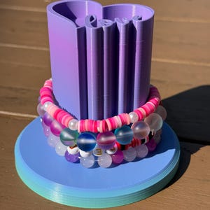 Aurora LOVE Bracelet Holder: 3D Printed Jewelry Organizer, Gift for Swifties