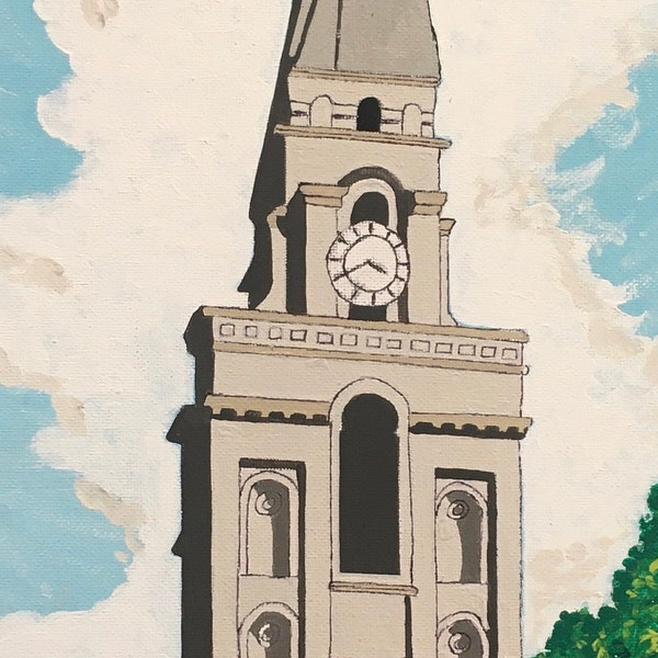 Spitalfields Church, London (print)