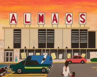 Supermarket Sunset, Fall River, MA, 1974 (original)