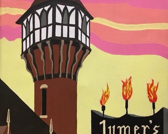 Jumer's Castle Lodge, Peoria, IL (print)