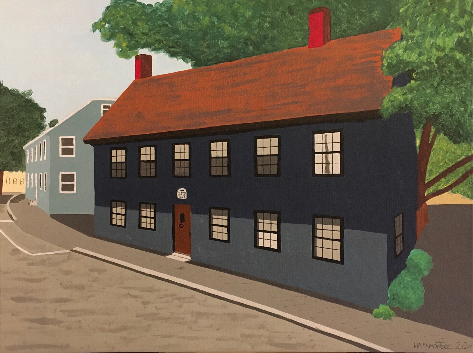 Ambrose Gale House, Marblehead, MA print Etsy