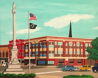 Peabody Square, Peabody, MA (print)
