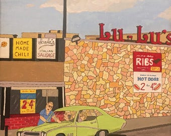 Lulu’s on Leavitt Street, Chicago (print)