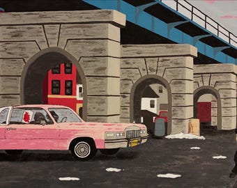 Joanna’s Cadillac, Queens, NYC (print)