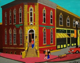 Town Square, Washington, Illinois (print)