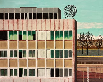 Last Days of the Hotel Glob, Oswiecim, Poland (print)