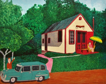 Hunting Lodge, South Shore, MA (print)