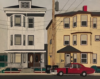 Locust Street, Fall River, MA (print)