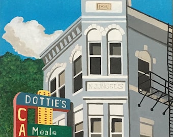 Dottie’s Cafe, Dubuque, IA (print)