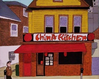 Chinese Restaurant, Taunton, MA (print)