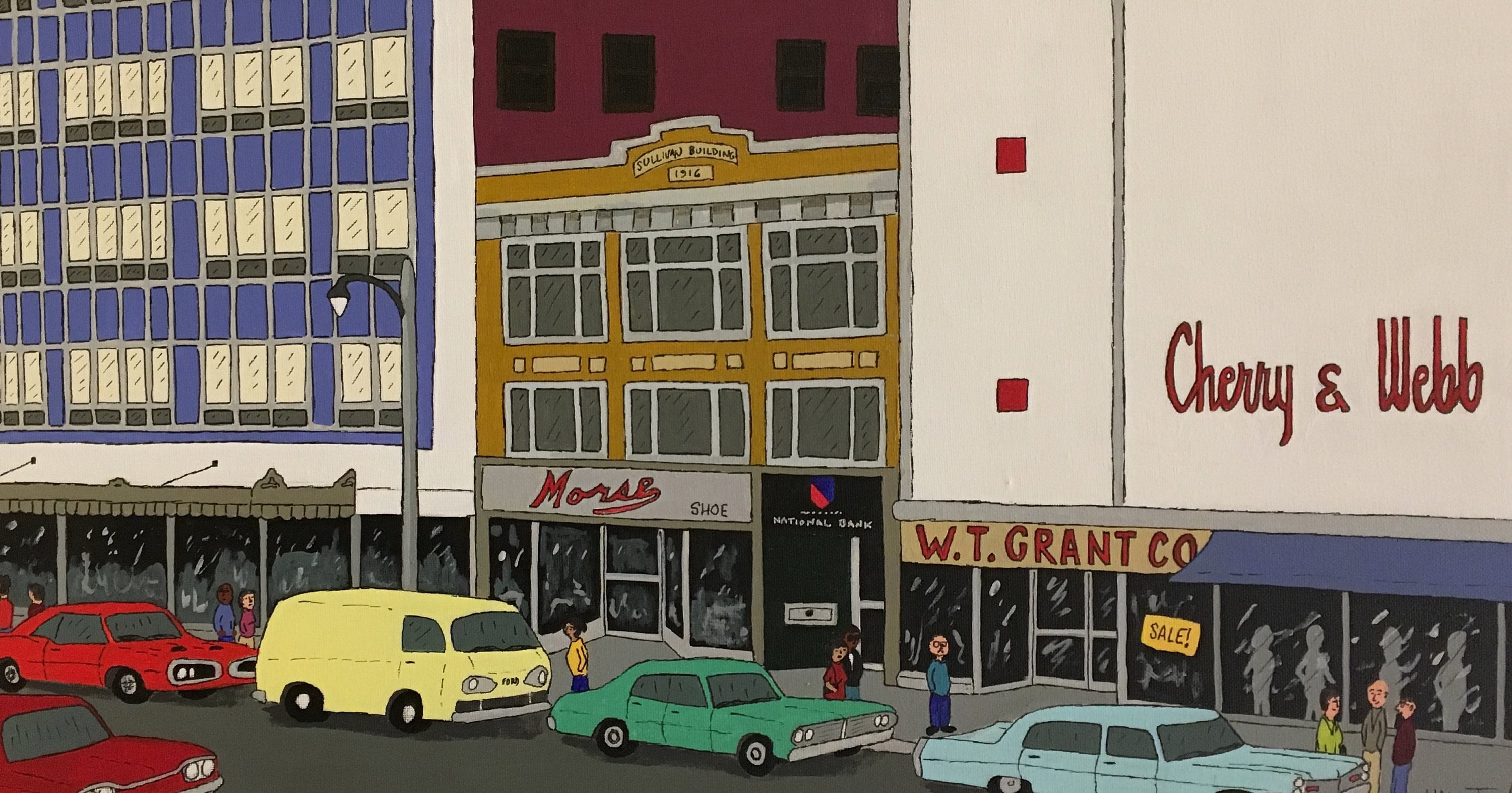 South Main Street, Fall River, MA, 1970 print Etsy