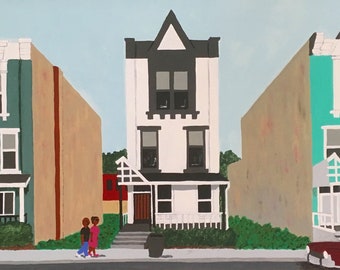 Rowhouses, Interrupted, Philadelphia (original)