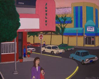 Joseph Campau Street, Hamtramck, MI (print)