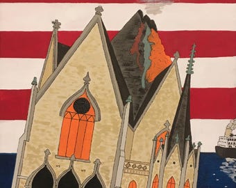 A Church Adrift (print)