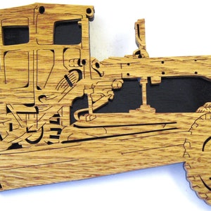 Heavy Equipment Road Grader scroll saw cut handmade, woodworking, wall decor, fretwork image 4