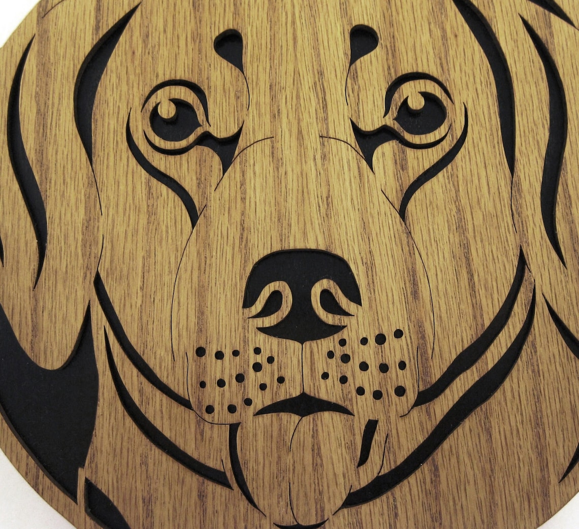 Labrador Retriever dog scroll saw cut Etsy