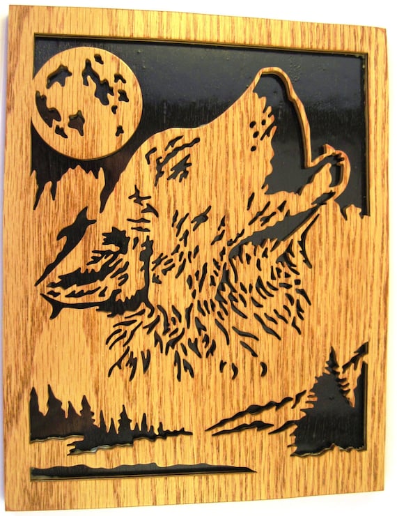 Scie A Chantourner Coupe Loup Hurlant A La Lune Etsy