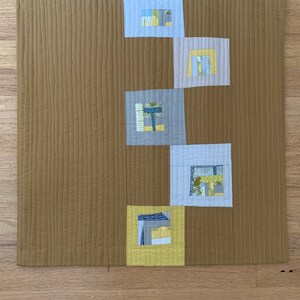 Mid Century Art Square Up 2 Mini Wall Quilt image 3