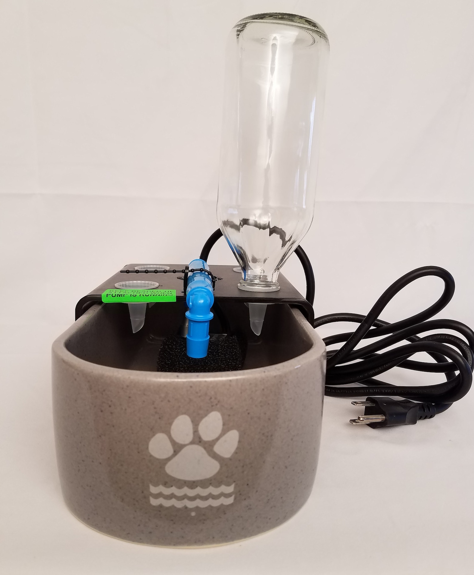 Basic Pet Cat Water Fountain Glacier Point Ceramic USA Made Etsy