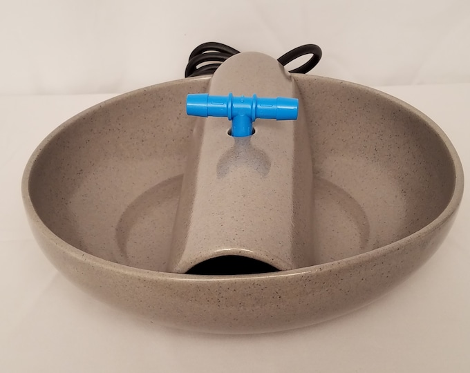 Spectrum Cat Pet Drinking Fountain Ceramic Round Multicat Leadfree 7 Colors Easy to Clean