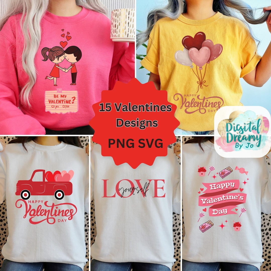 Valentine Svg Bundle, Valentines Day Svg Bundle, Love Svg, Valentine ...