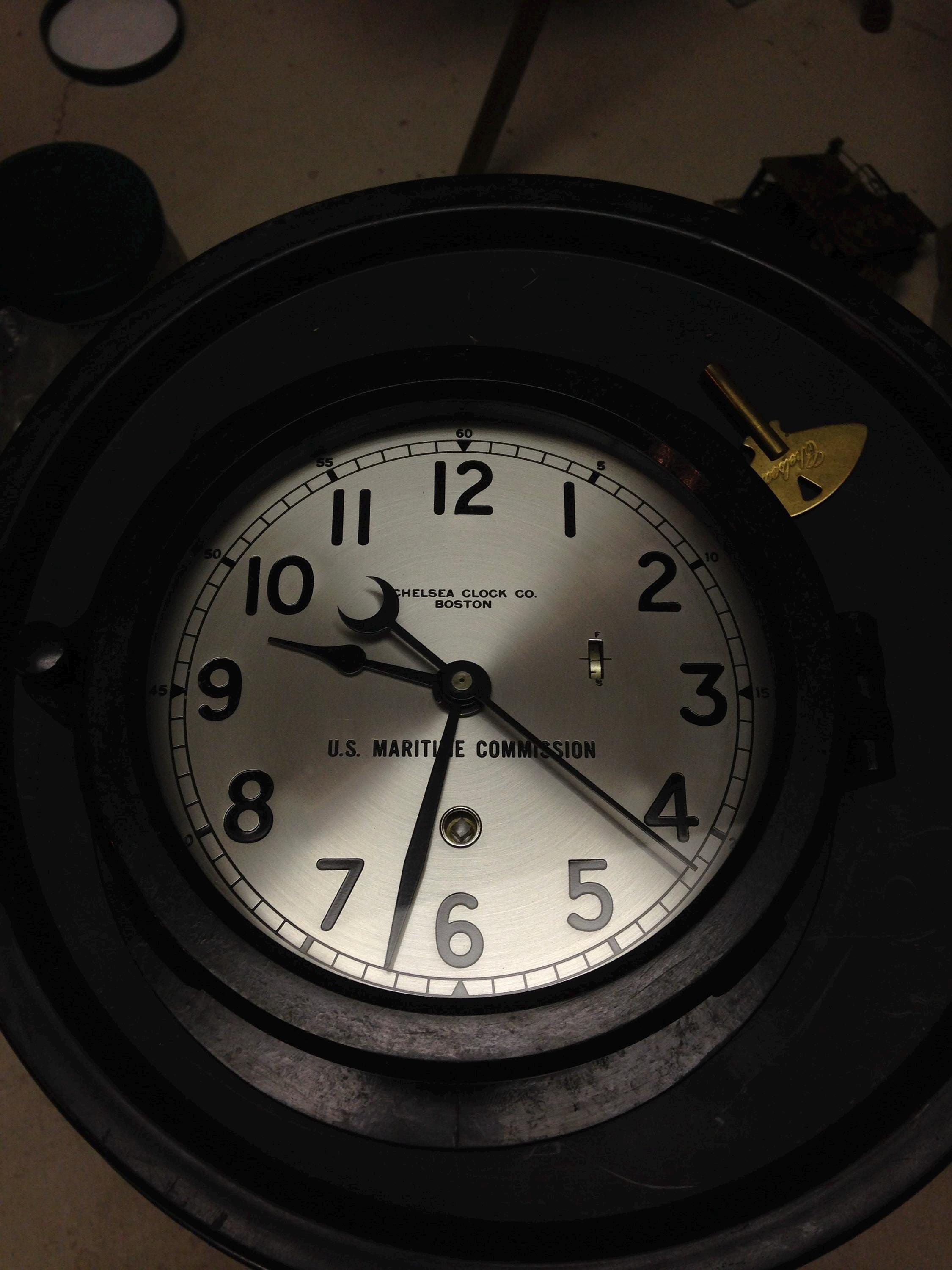 船舶CHELSEA CLOCK U.S. MARITIME COMMISSION Chelsea Clock 6