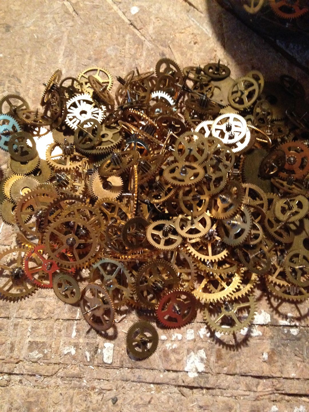 200 Mixed Random Pick Brass Clock Gears - Etsy