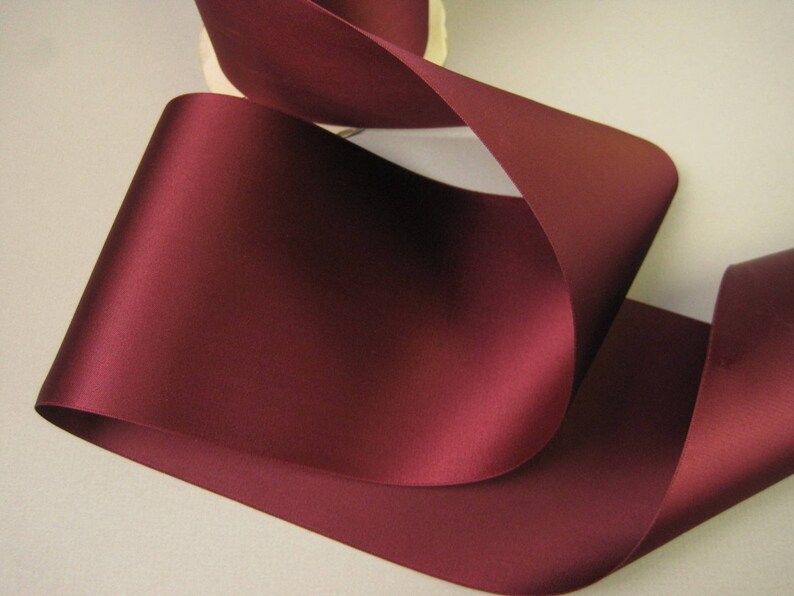 broad satin ribbon
