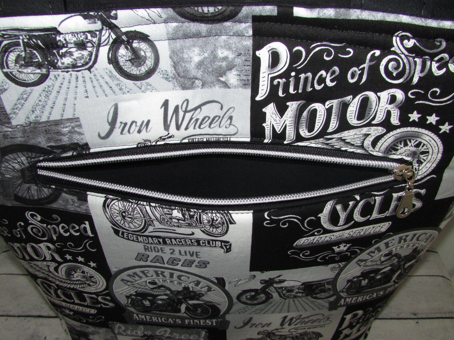 Born to Ride Tote Bag Biker Tote Bag Motorcycle Tote Bag Black Etsy