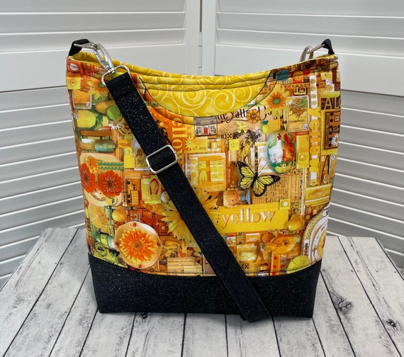 Black glitter cross body bag outlet