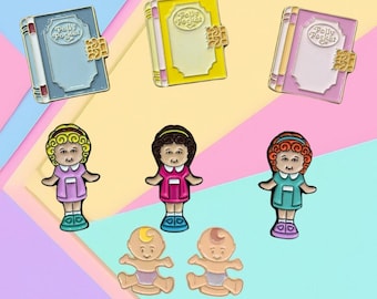 Magnetic Needle Minders, Nostalgic Fridge Magnet, Dorm Whiteboard Magnet - Grand Millennial Toy Book and Figurine