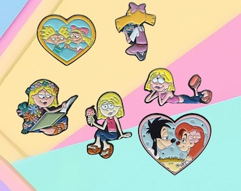 Magnetic Needle Minders, Nostalgic Fridge Magnet, Dorm Whiteboard Magnet - 1990s Cartoons