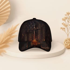 Redeemed Hat, Christian Hat, Jesus Hat, Religious Cap, Personalized Christian Jesus Hat, Cross Hat For Men, Religious Gifts