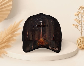 Redeemed Hat, Christian Hat, Jesus Hat, Religious Cap, Personalized Christian Jesus Hat, Cross Hat For Men, Religious Gifts