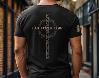 Faith Over Fear Shirt, Love Like Jesus Tee, The Way The Truth The Life Design, Religious Christian Shirt for Women and Men