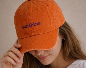Gepersonaliseerde vintage pet Aangepaste geborduurde hoed Cap Custom vrijgezellenfeesthoed Baseballpet voor vader gewassen pet voor vrouwen Cadeau voor haar