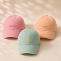 Custom Embroidered Vintage Baseball Cap \u2013 Personalized Cotton Washed Hat product logo