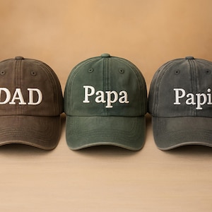 Custom Embroidered Dad Cap Personalized Vintage Cap Bachelorette Party Hat Baseball Hat Custom Cap for Women Hat Gift for Dad Gift for Her